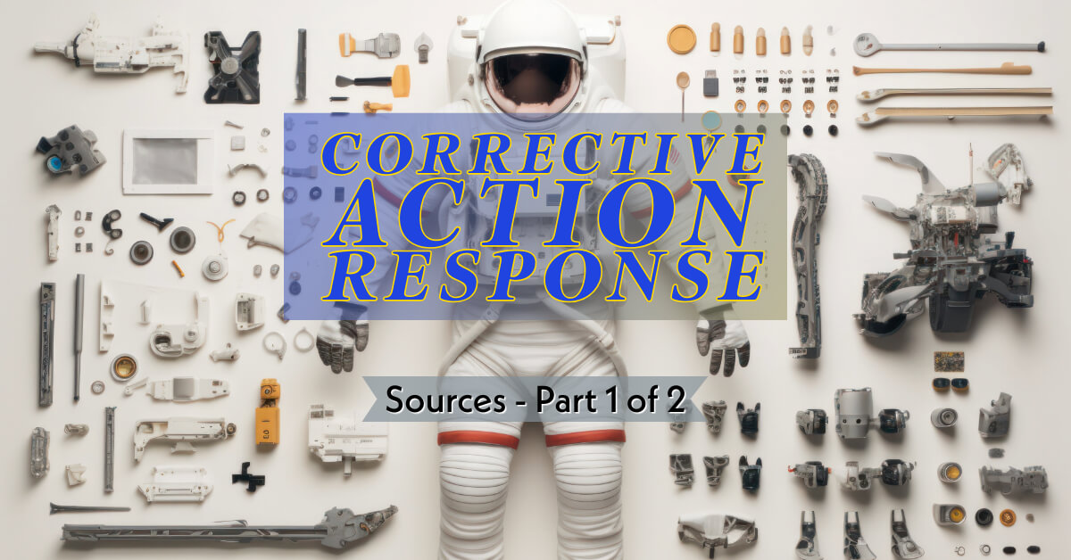 Corrective Action Response-Sources