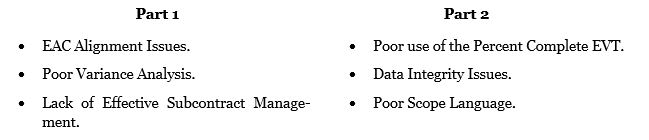 Part 3: IMS Health Problems; Data Item Non-Compliance; Planning Package Misuse