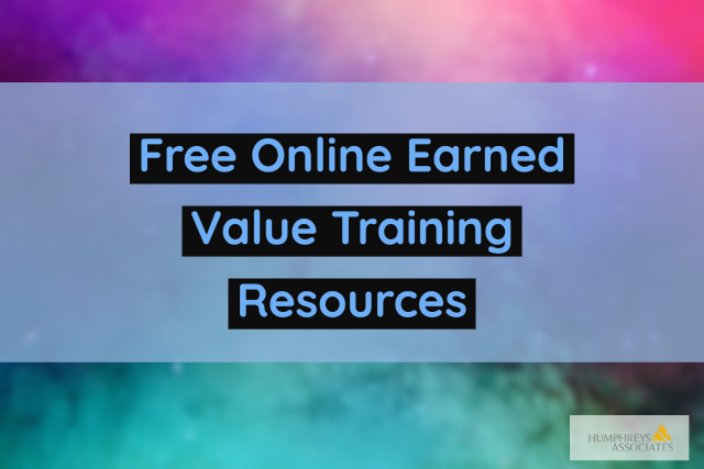 Free Online Earned Value Training Resources