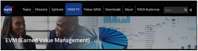 NASA EVM Menu